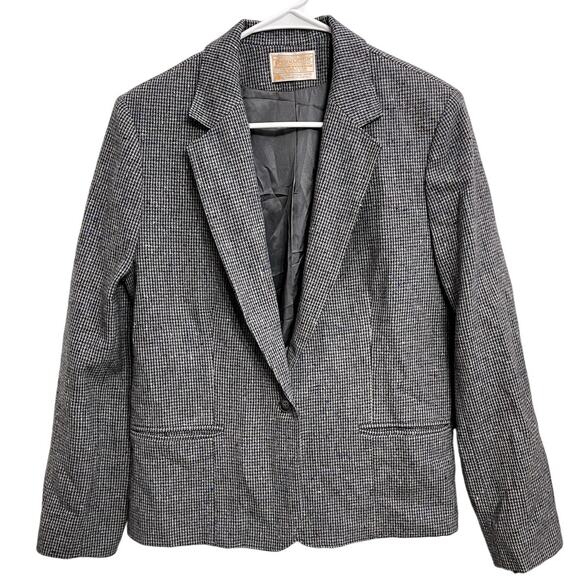 Vintage 70s Pendleton 100% Virgin Wool Blazer Size 8 Academia Work Career Office - Picture 1 of 3